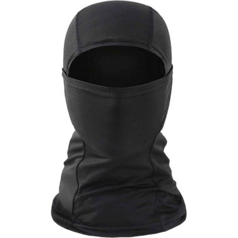 Balaclava - Protection Uv Upf 50+ - Respirant Antivente Pour Ski Motoneige Course - Taille Unique Adulte - Noir (1/5)