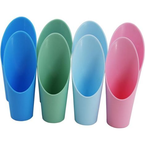 Lot de 5 Pelles de Jardin Plastique Taille L pour Plantation et Repiquage, Outils Horticoles Légers Polyvalents, Kit Jardinage Familial pour Plantes en Pot et Couleur Aléatoire (1/5)