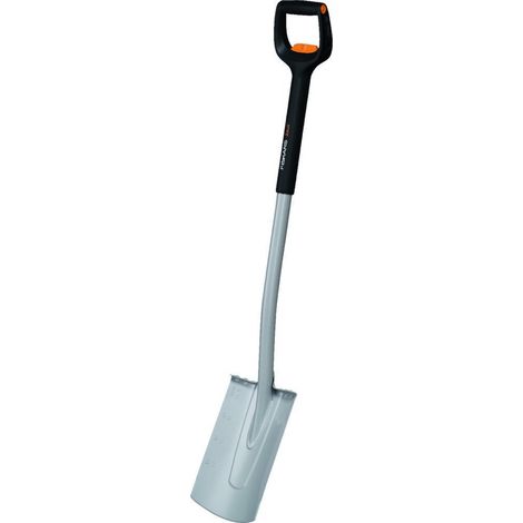 Fiskars Xact Teleskop-Spaten rund Xact