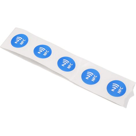 30 Stück NFC-Tags, PVC, wasserdicht, 504 Byte programmierbar, NFC-Aufkleber für TagMo-Telefone, blau (1/5)