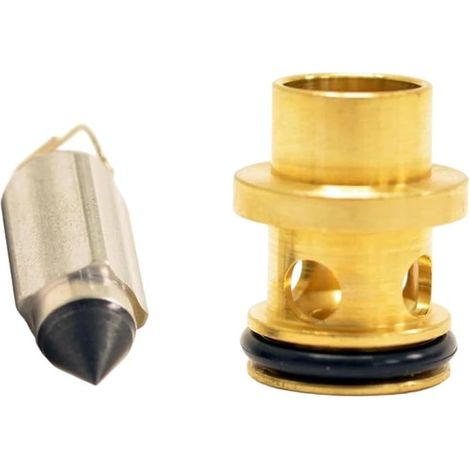 Aguja y asiento del carburador para los modelos Mikuni HSR42, HSR45 y TM42/TM45, compatibles con acelerador optimizado. (1/5)