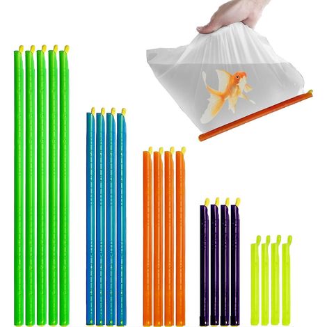 Lot de 20 Pinces de Scellage Magiques, Fermeture Hermétique pour Sacs, Pinces Alimentaires Réutilisables, Accessoire de Cuisine Pratique (1/5)