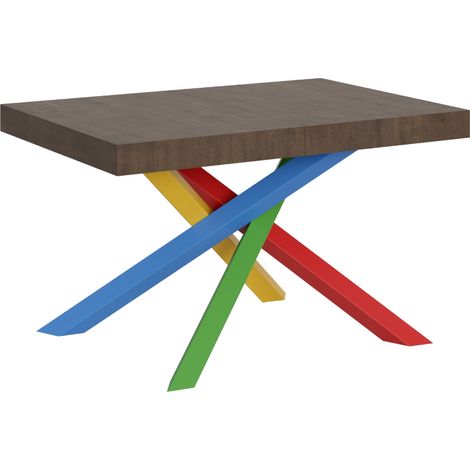 Tavolo allungabile 90x120/224 cm Volantis Noce telaio 4/B