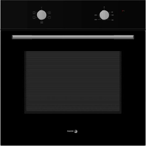 Horno empotrable de 70 litros y 60 cm con función de hidrólisis, color negro. - FF65CNN - Fagor - (1/3)