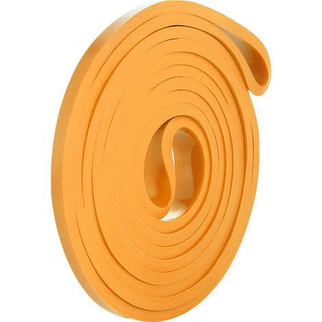 1 jeu d'élastiques de résistance de yoga, équipement pour reformer Pilates, bande de résistance pour séances d'entraînement intensives, thérapie physique, séances à domicile, salle de sport, jaune (1/5)