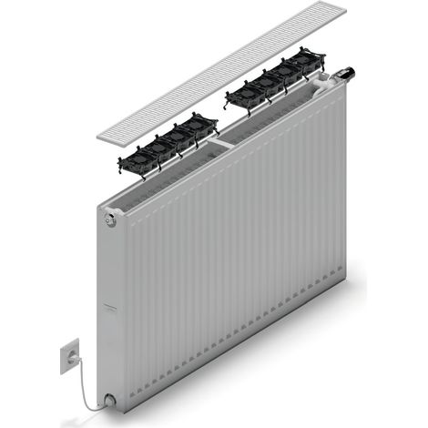 Kermi x-flair Profil Wärmepumpen-Kompaktheizkörper Typ 22 554x1000mm FK02L0551001N1K (1/5)