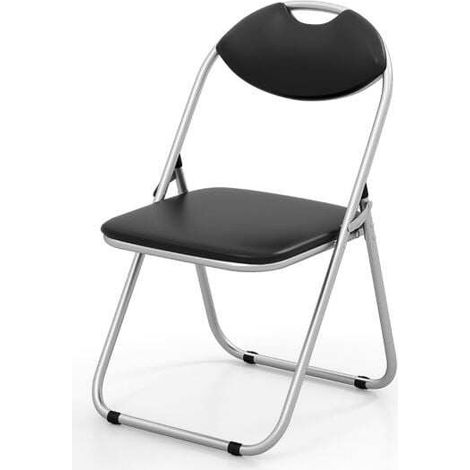 Lot de 6 chaises pliantes rembourrées pour salle à manger, bureau ou réception, gain de place et stables (1/5)