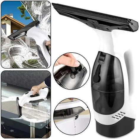 Essuie-glaces portables automatiques à recharge sans fil blancs, prise européenne (1/5)