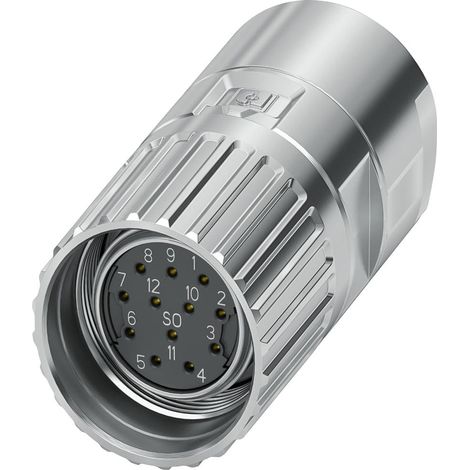 Connecteurs de signaux M23 - Série RF 1069313 M23-12S2N8A80DU Phoenix Contact Contenu: 1 pc(s) (1/2)