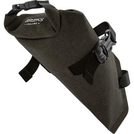 Sacoche De Selle Vélo Enroulable 1l Verte - Rangement Compact étanche - Brooks