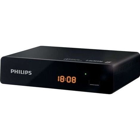 Récepteur TNT HD - PHILIPS - DTR3000 - Tuner MPEG‑4 HD - Sortie HDMI - Enregistrement USB