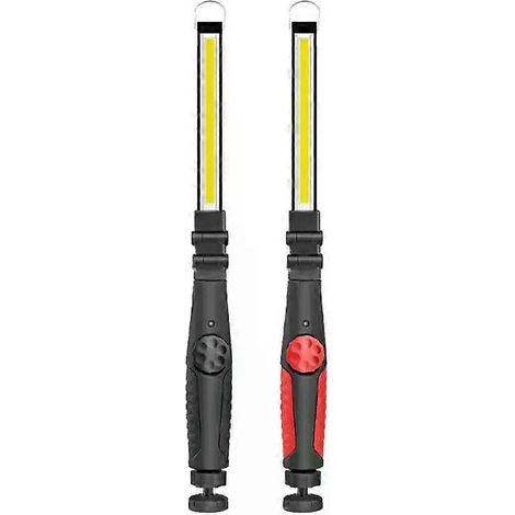 Lampe de travail magnétique COB pour voiture, lampe torche rechargeable pliable, lampe d'entretien LED rechargeable avec base pour réparation automobile - JXLGV (1/4)