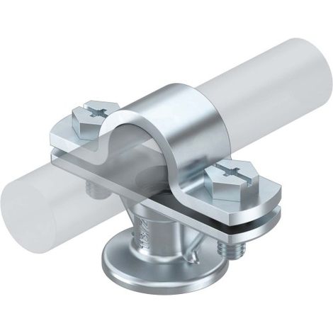 OBO Bettermann Soporte de varilla 16mm Fundición inyectada de cinc cincado, 5412609