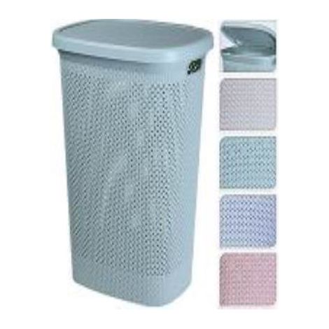 CESTO ROPA PP 60L. STDO 4 COLORES