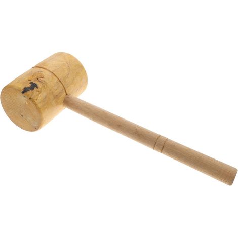 Marteau de Menuisier Gros Maillet en Bois Khaki Surface Lisse Bois Solide et Camping Résistant aux Fissures (1/5)