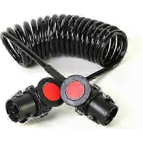 Câble de frein ABS à anneau large, ensemble de fil à ressort à 7 broches compatible avec les fils de connexion du système de freinage EBS pour camions et remorques (1/5)