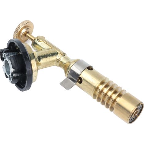 Chalumeau Torche à Gaz Cuivre Haute Température Pistolet Flamme pour Soudure et Barbecue (1/5)