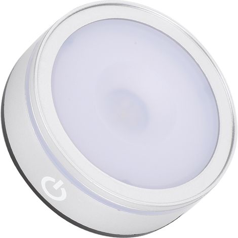 LED-Kristall-Lichtsockel, silberfarben, kugelförmig, mit Berührungslichtfunktion, verschiedene Modi, farbig, weiß (1/5)