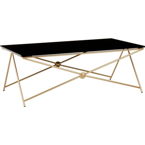 Interiors by Premier Durable Gold Finish Coffee Table, Sturdy Display Coffee Table, Easily Maintained Decorative Coffee Table (1/5)