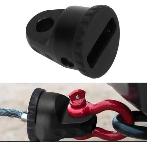 Crochet de treuil en aluminium, support en forme de D, crochet de remorque universel pour UTV, VTT, etc. (1/5)
