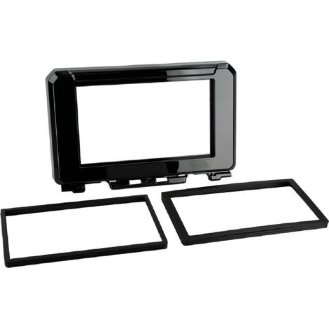 Facade autoradio KA998 compatible avec Suzuki Jimny ap18 - Noir brillant