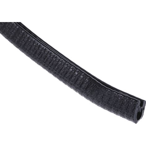 Rs Pro – Protection de bordure en PVC noir 20m x 12mm x 9mm – Flexible pour surfaces sensibles – Résistance aux chocs – Finition esthétique (1/5)