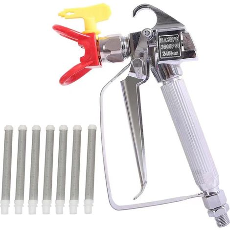 Pistolets de peinture sans air et asperseur 517 pour toutes les machines de peinture sans air, joints rotatifs et haute pression 3600 PSI. (3600 A1) (1/5)