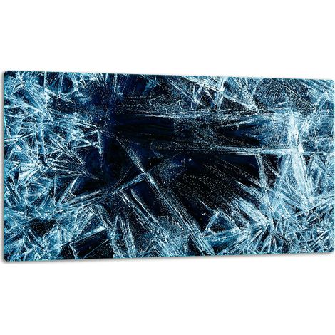 Tablero de corte de placa de vidrio 52x30 hielo (1/5)