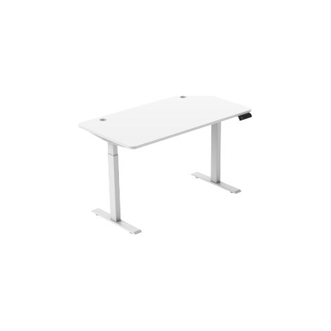Bureau debout pour télétravail — Bureau informatique électrique à double moteur avec 4 préréglages de hauteur mémorisables (Plateau non inclus)
