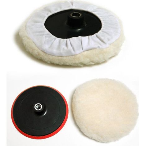 Plateau de rechange + mouflette mousse pour polisseuse lustreuse