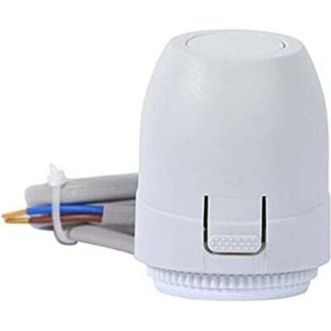 Vanne de chauffage au sol NC AC 230 V, actionneur thermique électrique, collecteur pour thermostat de chauffage au sol (1/4)