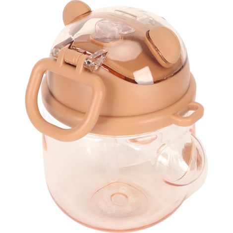 Gourde isotherme 700ml ours avec paille, bouteille réutilisable pour enfants, école, sport, voyage (1/5)
