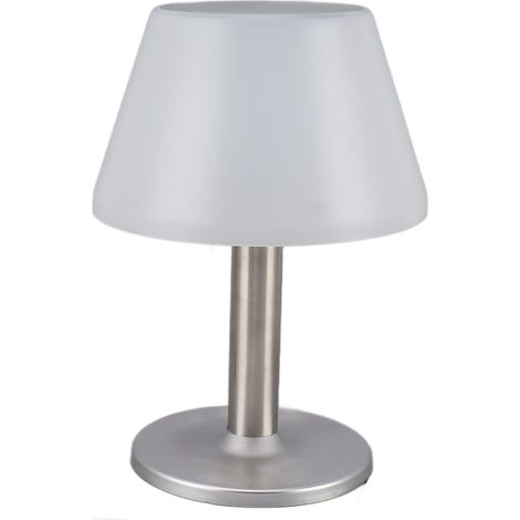Lampe solaire LED étanche 3 modes réglable, lampe de table extérieure jardin maison (1/5)