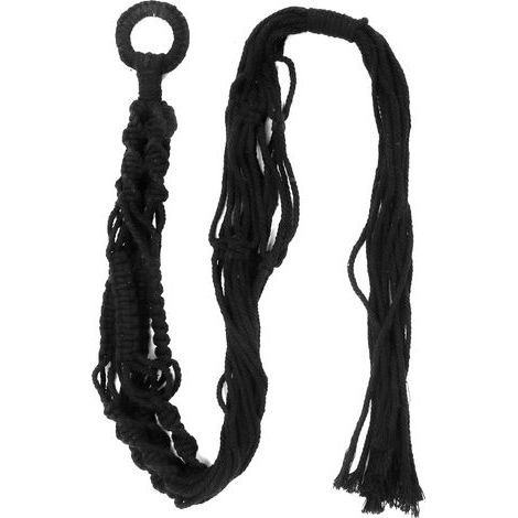 Twisted cotton rope plant hanger, hanging planter, decorative flower pot holder, home decoration (1/5)