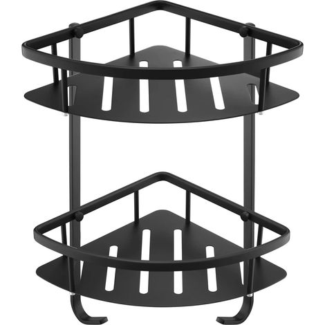 JTP Vos Corner Twin Basket - Matt Black (1/2)
