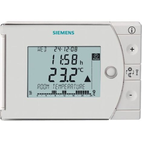 SIEMENS - REV24 CRONOTERMOSTATO DIGITALE SETTIMANALE BIANCO 014610