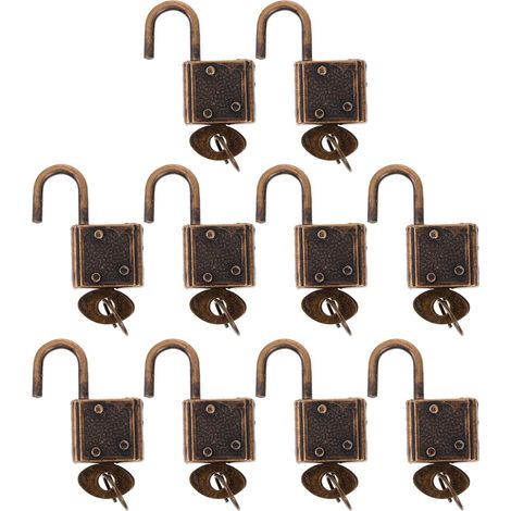cadenas vintage en alliage pour meubles et valises résistant