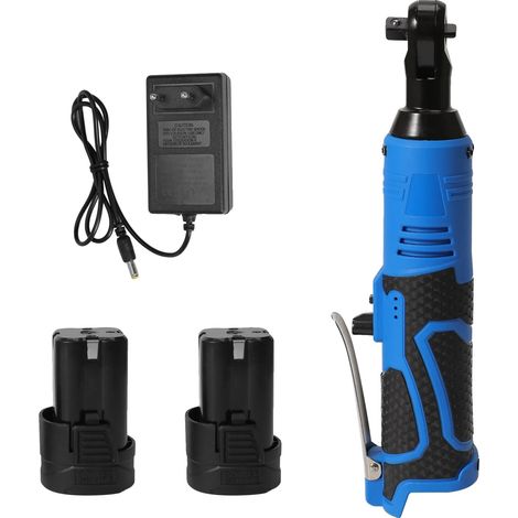 Elektrischer Schlagschrauber, 200 Nm Drehmoment, 90°-Winkel, 100 Nm, 18 V, 2 Akkus (1/2)