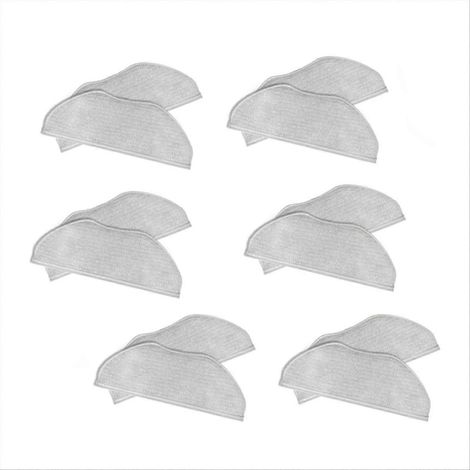 Reinigungstücher für den Saugroboter S10T STFCR01SZ – 12er-Pack Ersatztücher aus Mikrofaser, kompatibel mit bestimmten Modellen, für den Hausgebrauch (1/5)