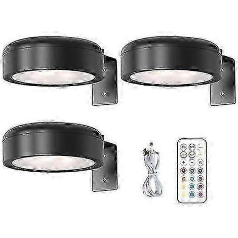 Wall-mounted Wireless Picture Light with Remote Control Dimmable Battery Operated Adjustable 13-Color RGB Painting Light (1/5)