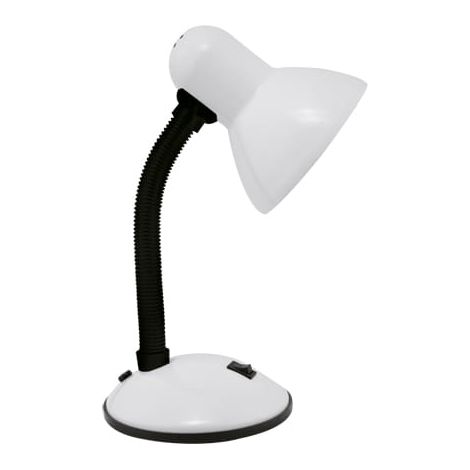 Schreibtischlampe 40W weiß tola E27 Ideus 02849