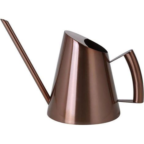 1 Gießkanne aus Edelstahl, langer, schmaler Ausguss, Kupfer, 400 ml, für Zimmer- und Gartenpflanzen (1/5)