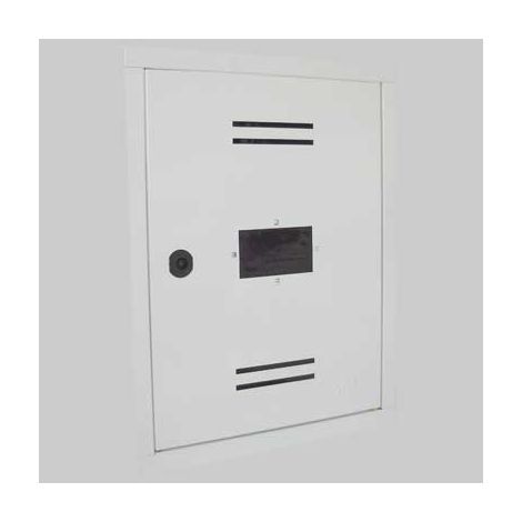 SPORTELLO PER CONTATORE GAS PREVERNICIATO BIANCO 450 x 350 x 20 MADE IN ITALY