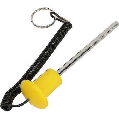 Goupille de verrouillage magnétique de 8 mm de diamètre pour colonne de poids de musculation avec cordon, accessoire de musculation pour l'entraînement. (1/5)