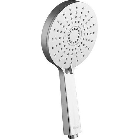 Ravak - Pomme de douche Flat XXL 961.00, 3 jets, diamètre 14 cm, chrome X07P344 (1/3)