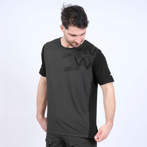 BRISBANE TSHIRT MANCHES COURTES DE TRAVAIL 1326 Titanium M