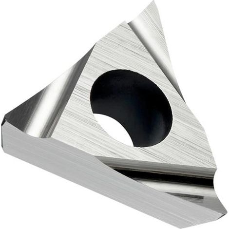 Drehwendeschneidplatte ISO TPGX 16T304FL-JR:TT010 Bohrungs-D. 4,4mm Farbe Grau (1/2)
