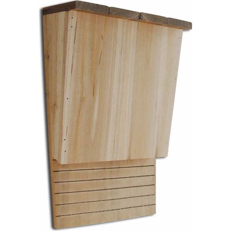 Fledermaushaus 4 Stück 22 x 12 x 34 cm Holz
