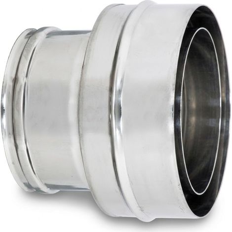 Maka Raccordo Caldaia Canna Fumaria Doppia Parete Aria Inox Inox Ø 130 mm (esterno 180) (1/5)