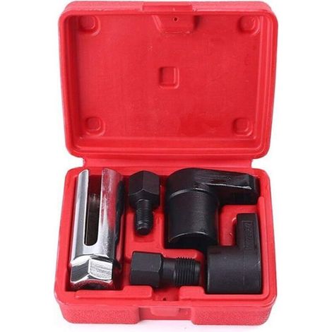 Outil de retrait de douille capteur d'oxygène – Kit 5 pièces – Douilles extra profondes et clés à pied-de-biche – Acier haute qualité (1/5)